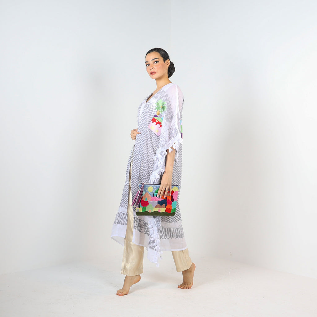 Nesreen (White & Grey)