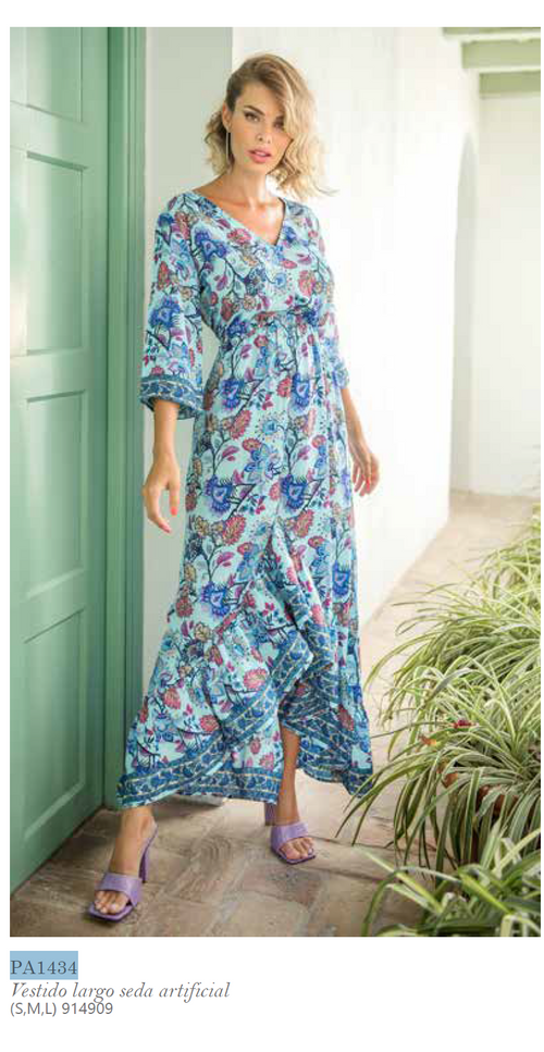 Blue Waves Dress
