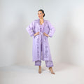 Bibi Embroied Kaftan Kurti (Soft Lilac)